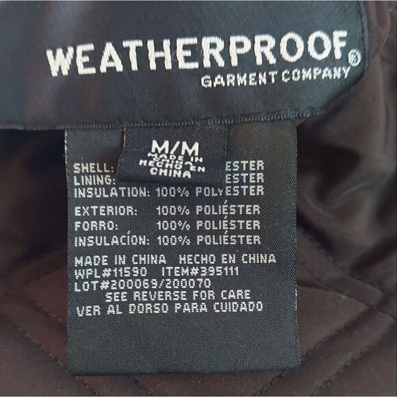 WEATHERPROOF GARMENT COMPANY REVERSIBLE JACKET LADIES SIZE M - Picture 6 of 8